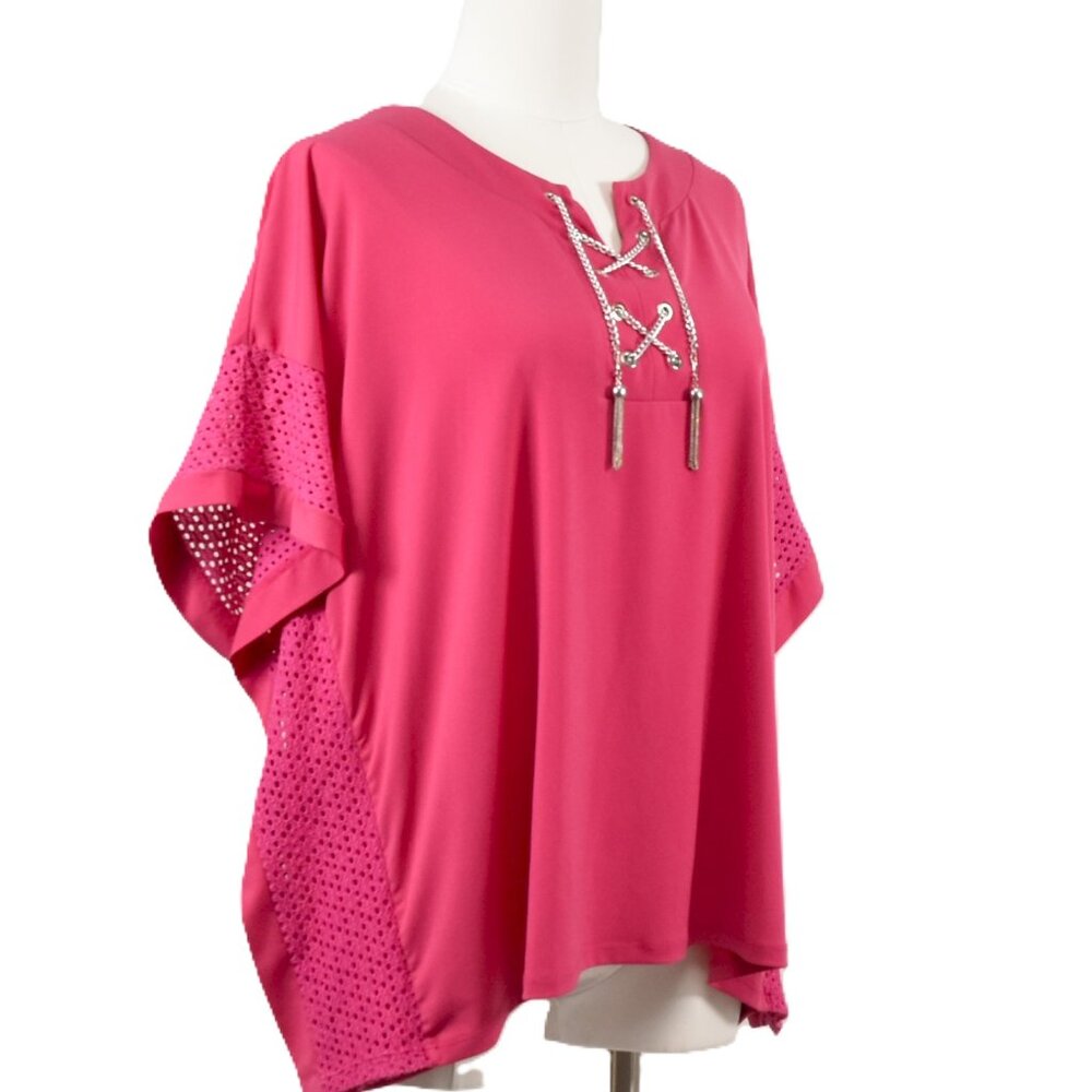Women's Pink Top Large